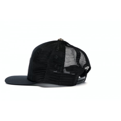 Chrome Hearts CH Las Vegas Trucker Hat Black/Black