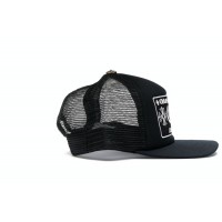 Chrome Hearts CH Las Vegas Trucker Hat Black/Black