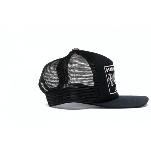 Chrome Hearts CH Las Vegas Trucker Hat Black/Black