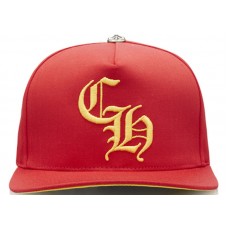 Chrome Hearts CH Silver Button Hat Red/Yellow