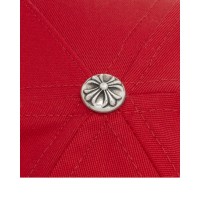 Chrome Hearts CH Silver Button Hat Red/Yellow