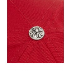 Chrome Hearts CH Silver Button Hat Red/Yellow