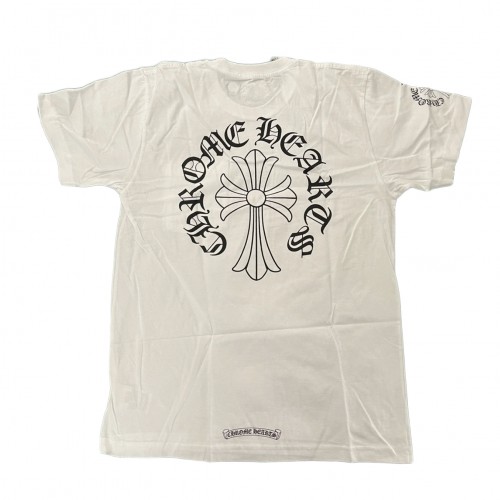 Оригинальный шмот Chrome Hearts Cross Short Sleeve Pocket T-shirt White