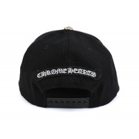 Chrome Hearts Dagger Denim Baseball Hat Black/White