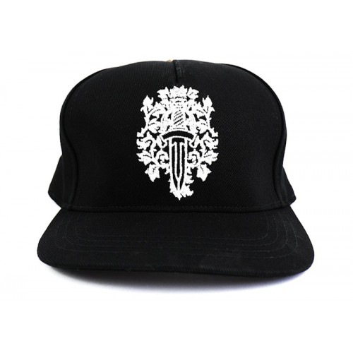 Chrome Hearts Dagger Denim Baseball Hat Black/White