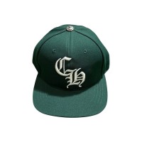 Chrome Hearts Essentials LA Exclusive Baseball Wool Cap Forest Green