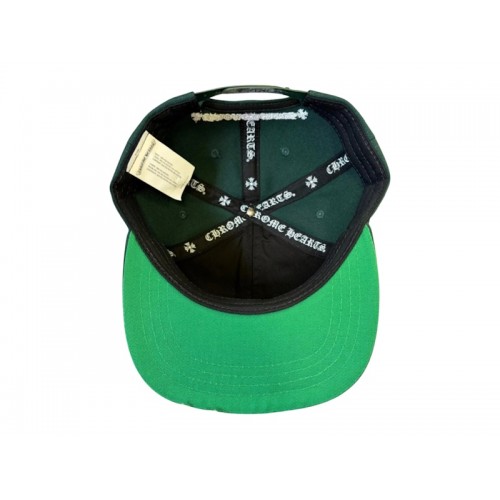 Chrome Hearts Essentials LA Exclusive Baseball Wool Cap Forest Green
