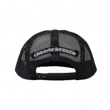 Chrome Hearts Eyechart Trucker Hat Black/White/Red