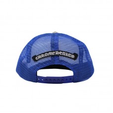 Chrome Hearts Eyechart Trucker Hat Blue/White/Red