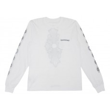 Chrome Hearts Floral Cross L/S T-shirt White