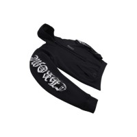 Chrome Hearts Foil Print Hoodie Black