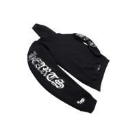 Chrome Hearts Foil Print Hoodie Black