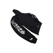 Chrome Hearts Foil Print Hoodie Black