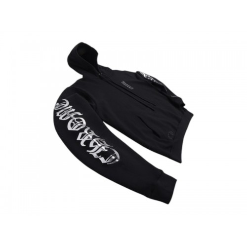 Chrome Hearts Foil Print Hoodie Black