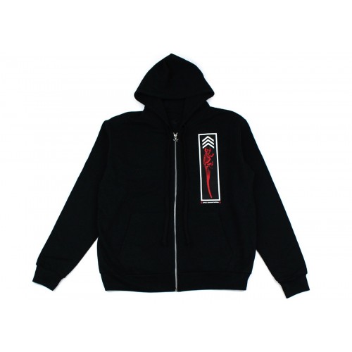 Оригинальный шмот Chrome Hearts Foti Jarvis Block Zip Hoodie Black