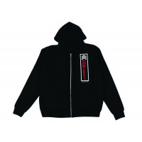 Chrome Hearts Foti Jarvis Block Zip Up Hoodie Black