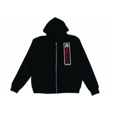 Chrome Hearts Foti Jarvis Block Zip Up Hoodie Black