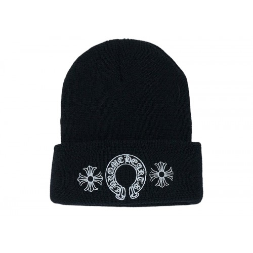 Chrome Hearts Horse Shoe Beanie Black