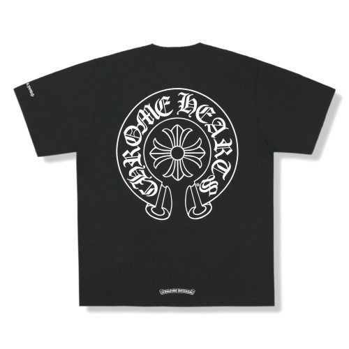 Оригинальный шмот Chrome Hearts Horse Shoe Logo Pocket T-Shirt Black