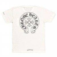 Chrome Hearts Horse Shoe Logo Pocket T-Shirt White