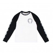 Chrome Hearts Horseshoe Baseball Shirt White/Black