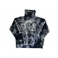 Chrome Hearts Horseshoe Hoodie Black Tie Dye