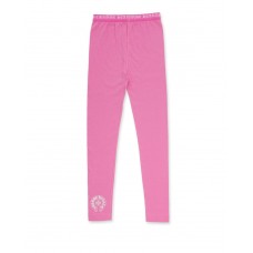 Chrome Hearts Logo Leggings Pink