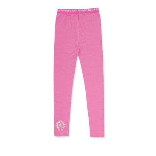 Chrome Hearts Logo Leggings Pink