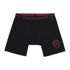 Chrome Hearts Long Boxer Brief Black/Red