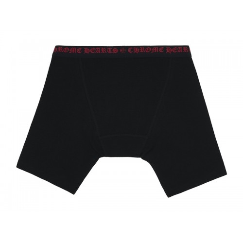 Chrome Hearts Long Boxer Brief Black/Red