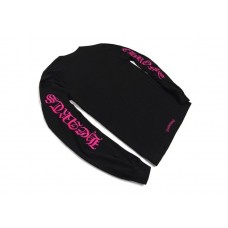Chrome Hearts Long Sleeve Pocket Crew Hot Pink/Black