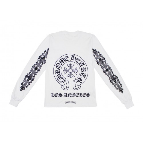 Оригинальный шмот Chrome Hearts Los Angeles Excluisve L/S T-shirt White