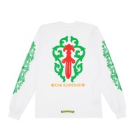 Chrome Hearts Los Angeles Exclusive Christmas L/S T-shirt White