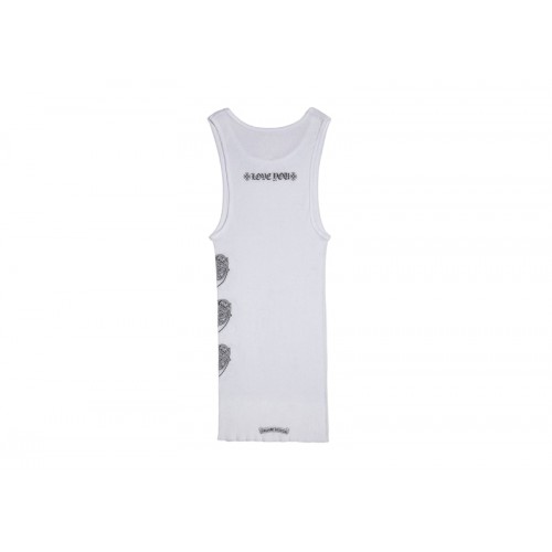 Chrome Hearts Love You Rib Tank White/Black