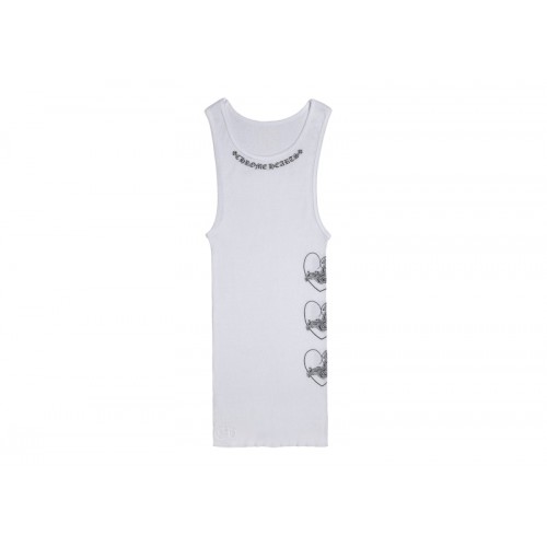 Chrome Hearts Love You Rib Tank White/Black