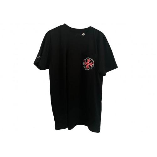 Оригинальный шмот Chrome Hearts Made In Hollywood Plus Cross T-shirt Black/Red