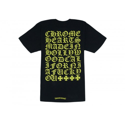 Оригинальный шмот Chrome Hearts Made In Hollywood T-Shirt Black