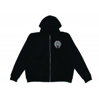 Chrome Hearts Malibu Exclusive Horse Shoe Zip Up Hoodie Black