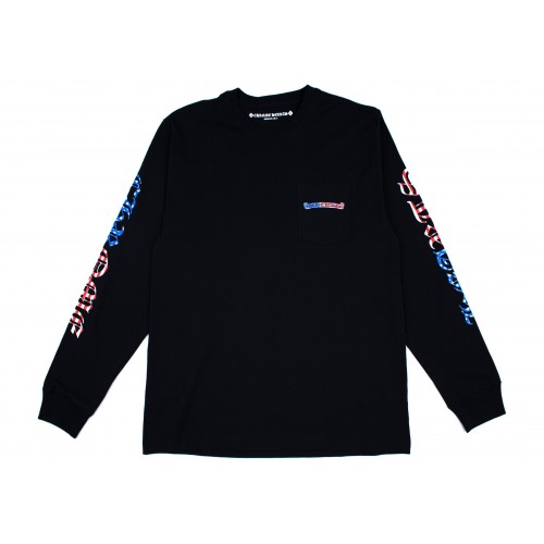 Оригинальный шмот Chrome Hearts Matty Boy America L/S T-shirt Black