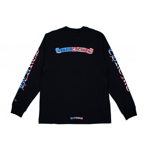 Оригинальный шмот Chrome Hearts Matty Boy America L/S T-shirt Black