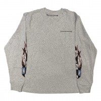 Chrome Hearts Matty Boy Brain L/S T-shirt Heather Grey
