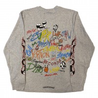 Chrome Hearts Matty Boy Brain L/S T-shirt Heather Grey