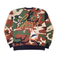 Chrome Hearts Matty Boy Caution Crewneck Camo