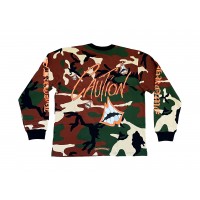 Chrome Hearts Matty Boy Caution L/S T-shirt Camo