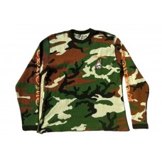 Chrome Hearts Matty Boy Caution Thermal L/S T-shirt Camo