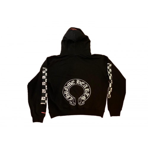 Оригинальный шмот Chrome Hearts Matty Boy Double Hood Chomper Hoodie Black