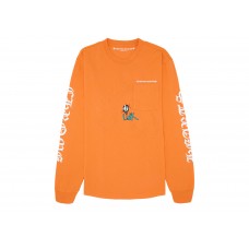 Chrome Hearts Matty Boy Link & Build L/S T-shirt Orange