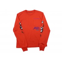 Chrome Hearts Matty Boy Sadistic Lipstick L/S T-shirt Red