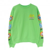 Chrome Hearts Matty Boy Sex Records Crewneck Sweatshirt Citrus