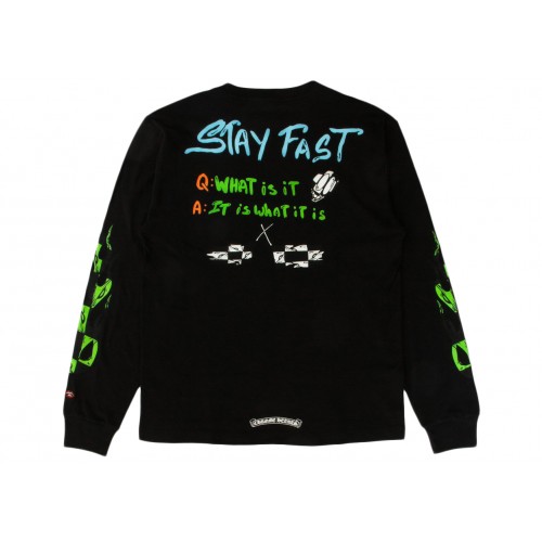 Оригинальный шмот Chrome Hearts Matty Boy Sex Records It Is What It Is L/S T-shirt Black